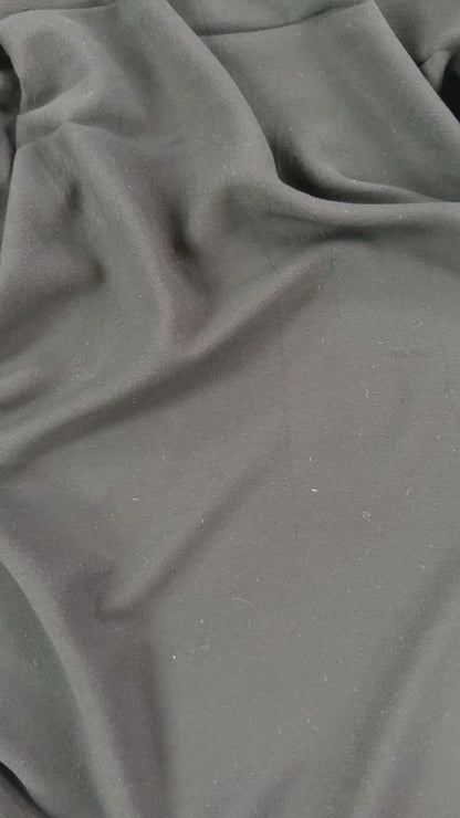 Viscose Georgette Crepe - Black