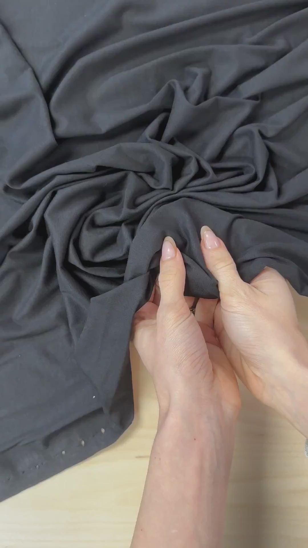 Dyed Plain Weave Ecovero Shirting - Oeko-Tex® - Japanese Import - Black Dyed Plain Weave Ecovero Shirting - Oeko-Tex® - Japanese Import - Black