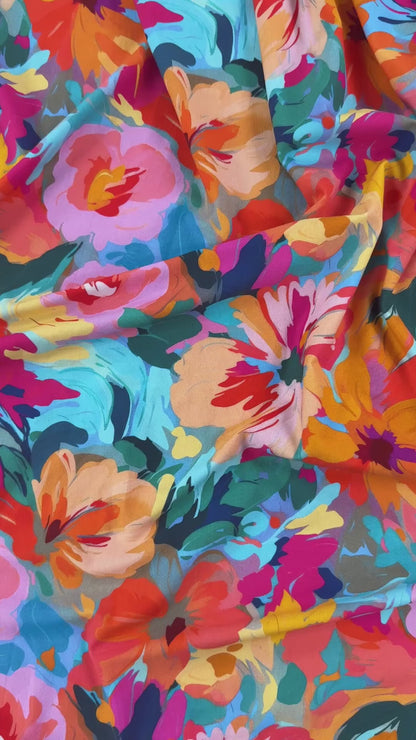 Cotton Jersey Knit - Floral