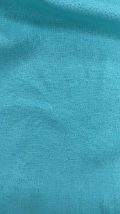 European Linen - Aqua - 60"