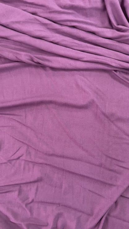 Bamboo Jersey Knit - Prune