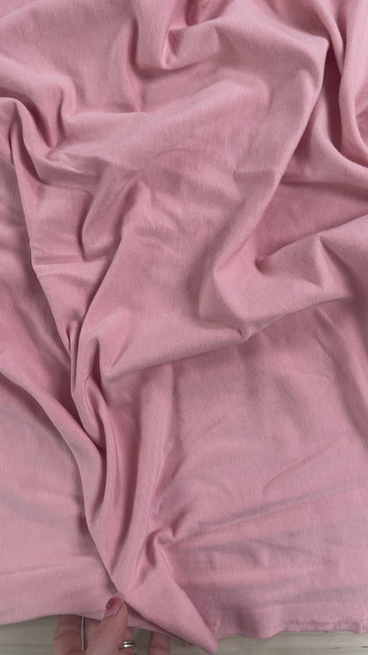 TENCEL™ Lyocell Organic Cotton French Terry  - Mellow Rose