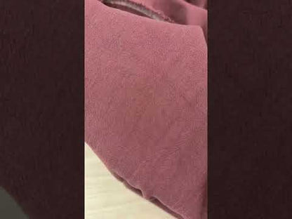 Silky Linen Viscose Noil - Chestnut