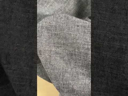 Cotton Chambray - Charcoal Blue - 5oz