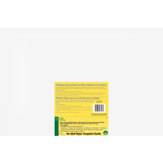 No-Melt Mylar Plastic Template