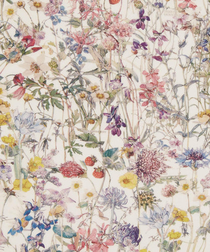 Wild Flowers - Tana Lawn - White