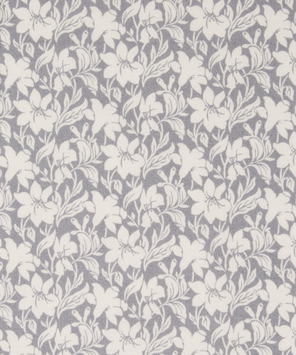 Day Lily Lasenby Quilting Cotton Fabric - Grey