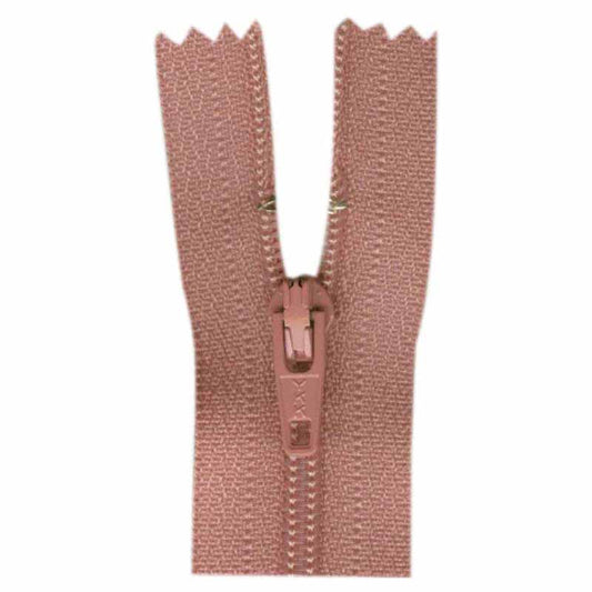 General Purpose Lightweight Close End Zipper 20cm (8″) - Rose
