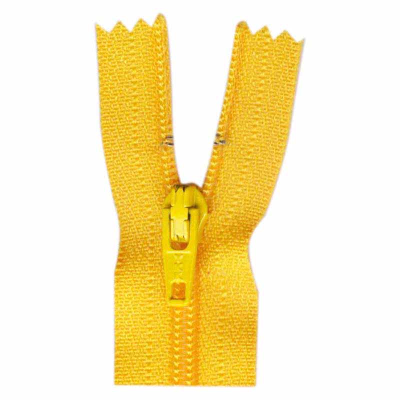 General Purpose Lightweight Close End Zipper 55cm (22″) - Buttercup - Riverside Fabrics