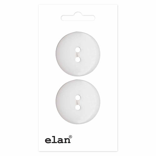 ELAN 2 Hole Button - 25mm (1″) - 2 count