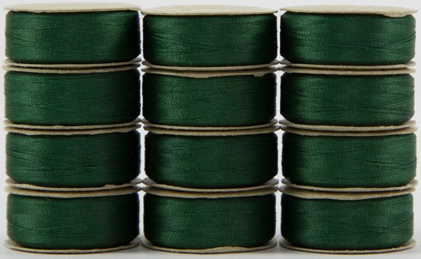 Superior Threads SuperBOBs Bottom Line Prewound "L" 118 Yd Green - 12 Pack