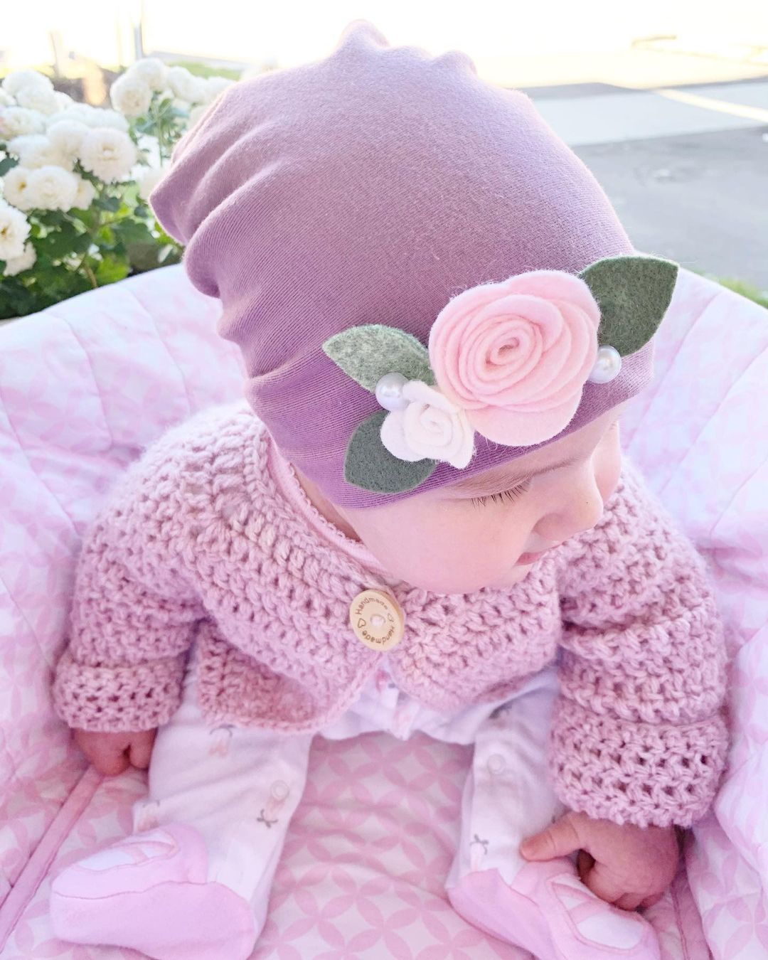 Bamboo Striped Knit  Bubblegum Pink & White – La Movida Sewing