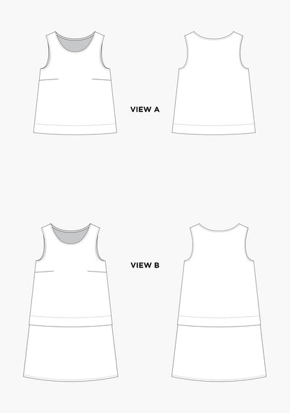Willow Tank Dress Pattern - Grainline Studio