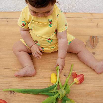 Tulips - Katia Fabrics - Yellow - Jersey Knit