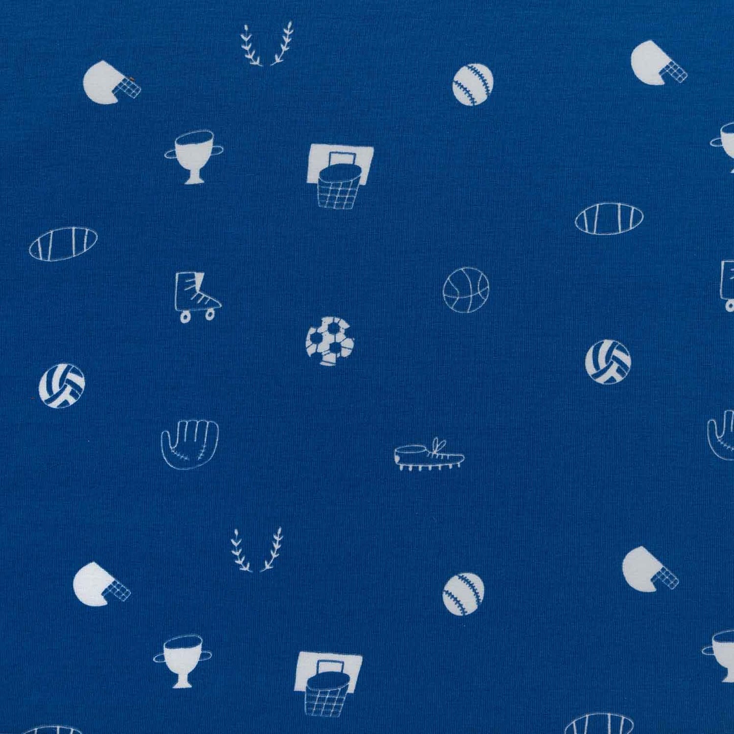 Glow in the Dark Jersey- Multi Sport - Blue - Katia Fabrics