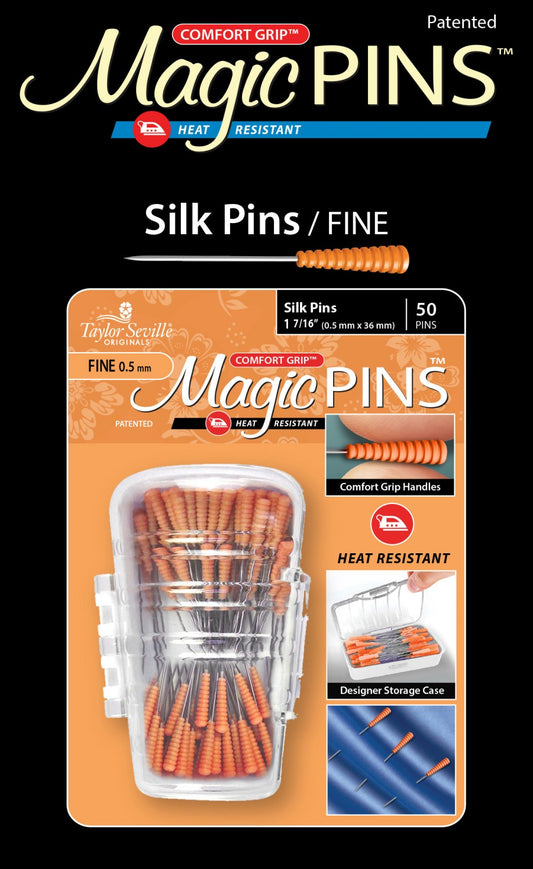Magic Pins Silk Fine - 50 Count