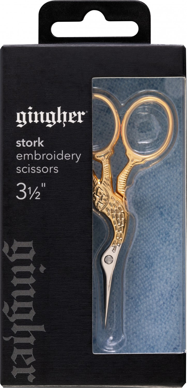 Gingher 3 1/2in Stork Embroidery Scissor