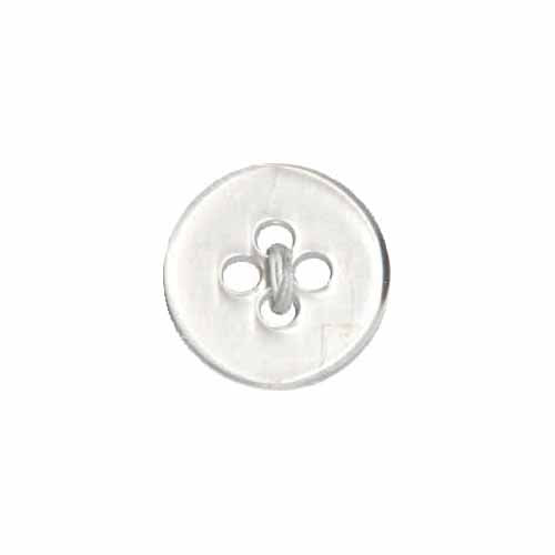 ELAN 4 Hole Clear Button - 18mm (3⁄4″) - 4 count