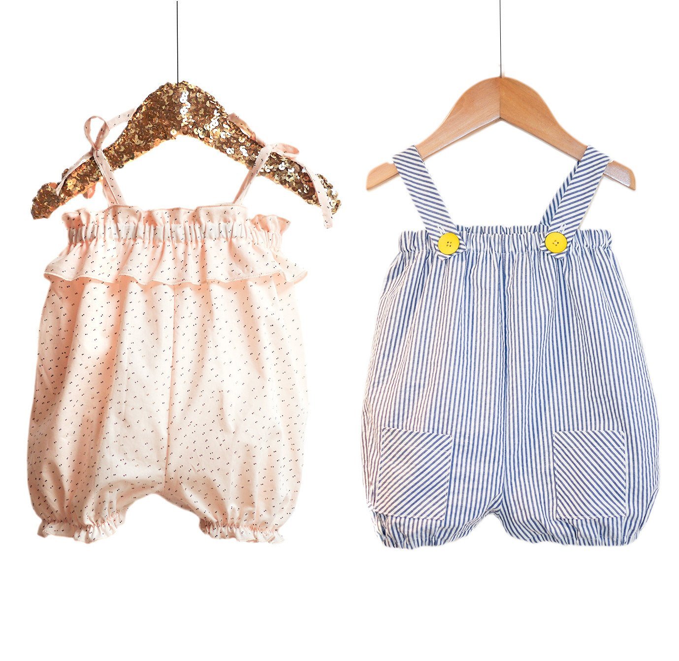 Ikatee - VOLANTIS Romper - Babies 1-24 months - Paper Sewing Pattern