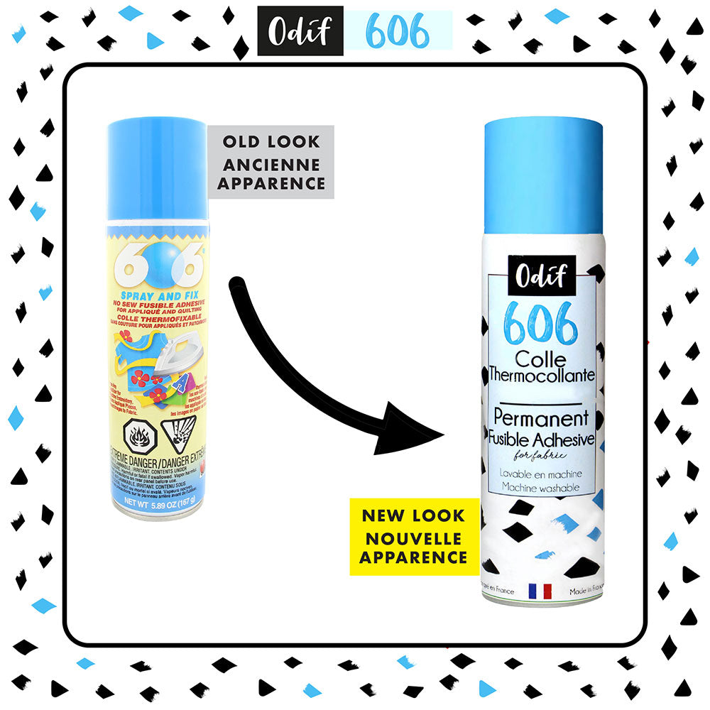 Easy-to-apply Odif 606 Iron-on Adhesive replaces double-sided interfacing