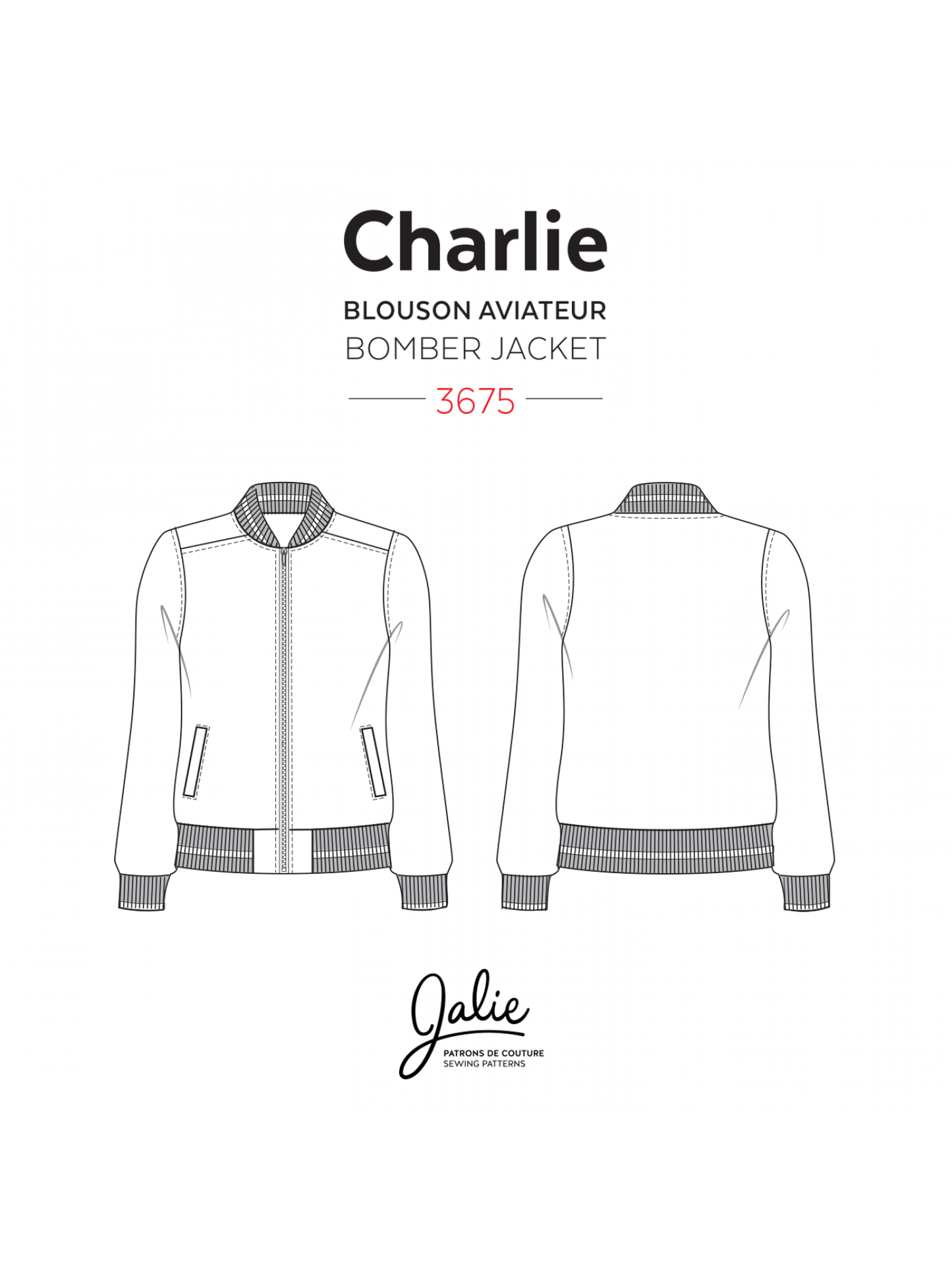 Jalie - 3675 - CHARLIE Bomber Jacket
