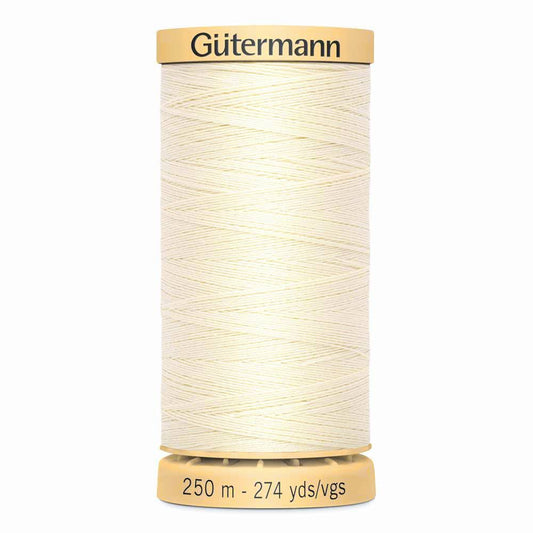 Gütermann Cotton 50wt Thread 250m - Ivory