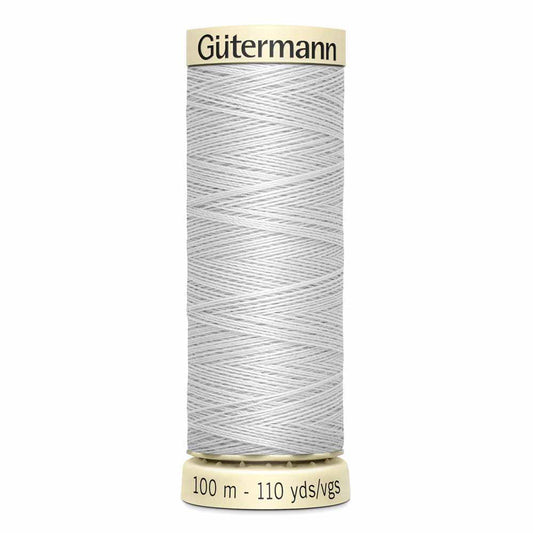 Gütermann Sew-All Thread 100m - Silver Col. 100