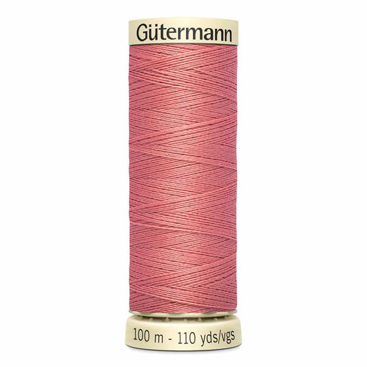 Gütermann Sew-All Thread 100m - Coral Rose Col.352 - Riverside Fabrics