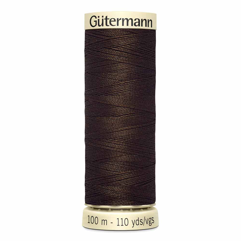 Gütermann Sew-All Thread 100m - Espresso Col. 587 - Riverside Fabrics