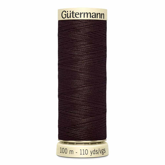 Gütermann Sew-All Thread 100m - Walnut Col. 594 - Riverside Fabrics