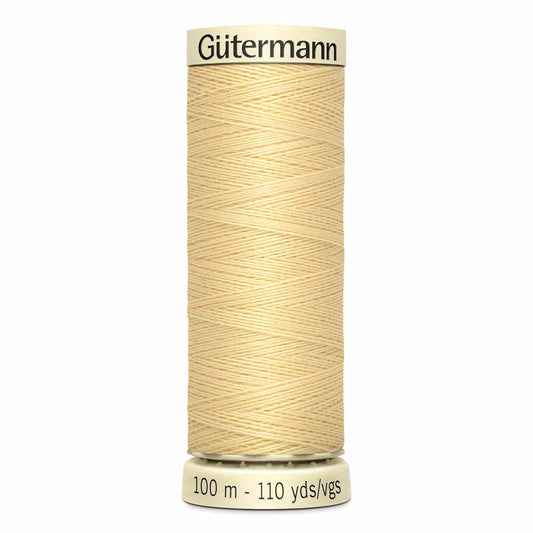Gütermann Sew-All Thread 100m - Canary Col. 815 - Riverside Fabrics