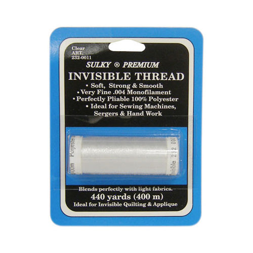 SULKY Invisible Thread 402m - Clear - Carded