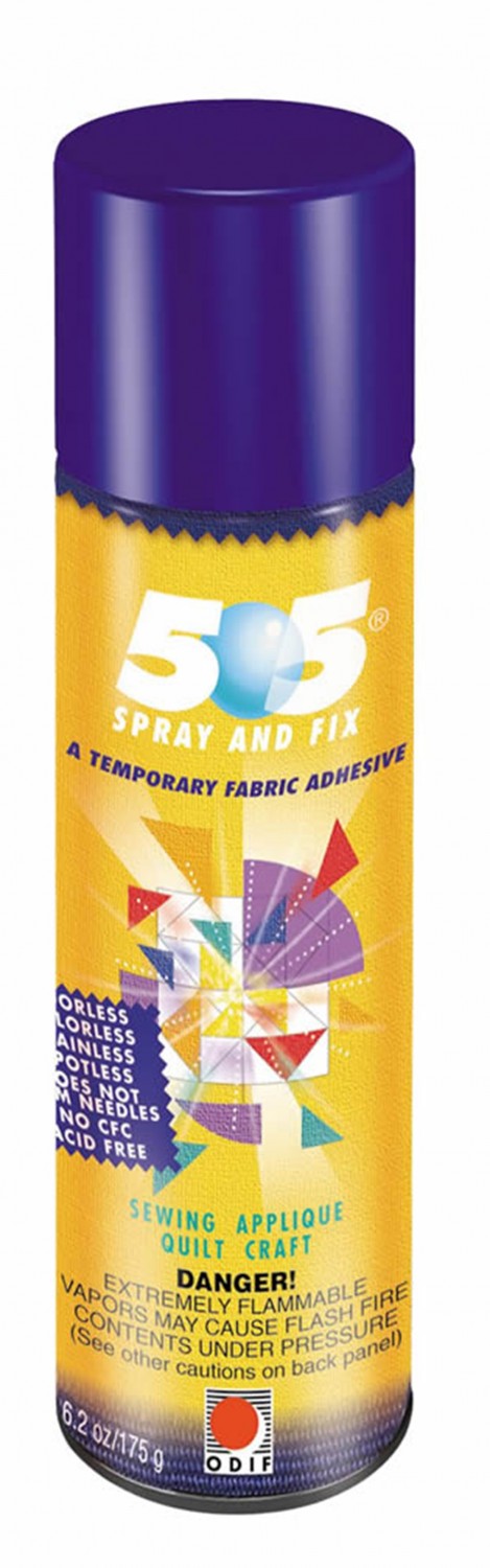 505 Spray & Fix Temporary Repositionable Fabric Adhesive 6.22oz