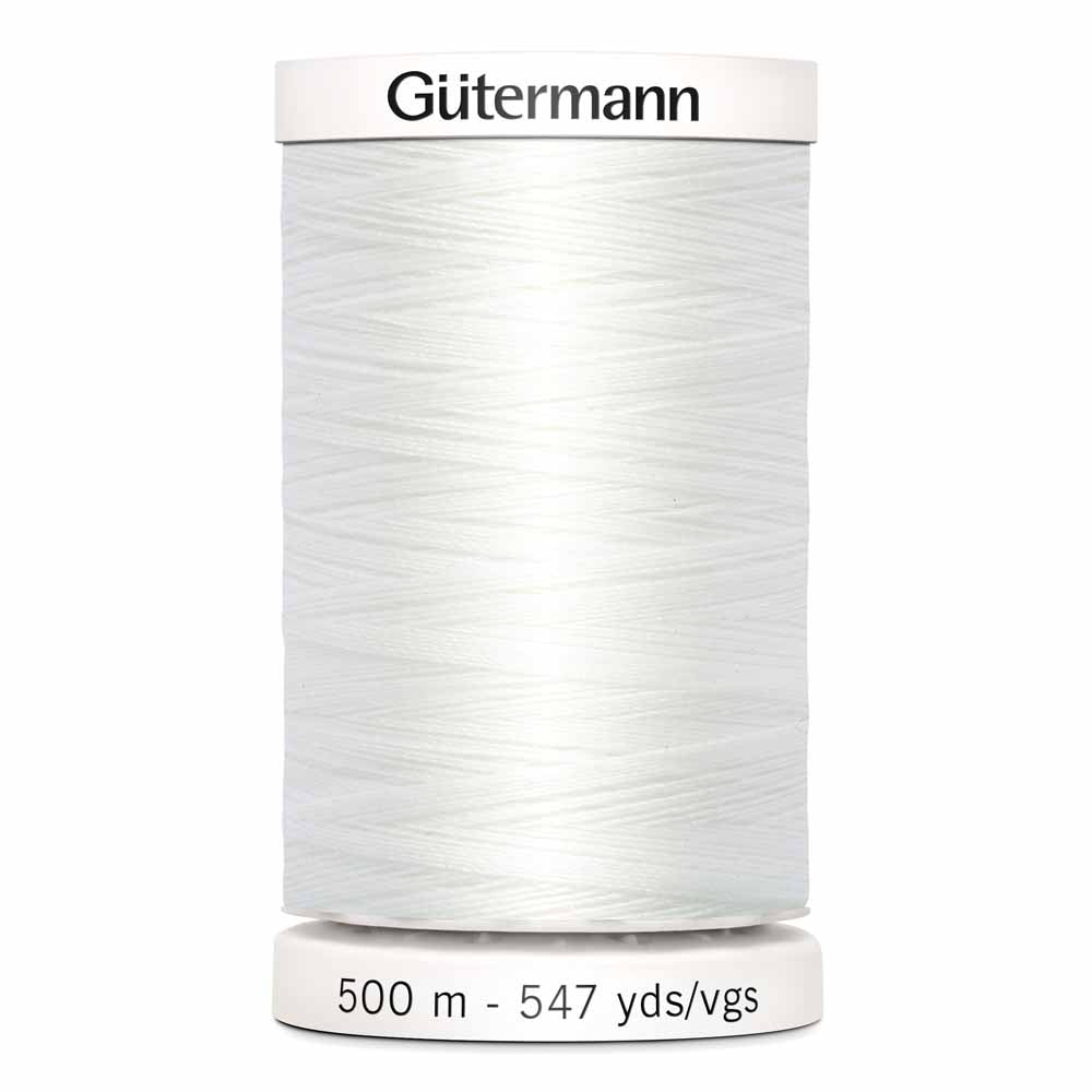 Gütermann Sew-All Thread 500m - Nu White Col.20 - Riverside Fabrics