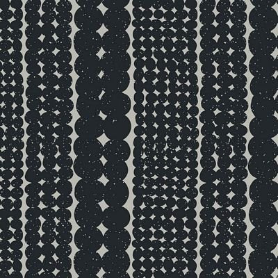 Stof - Bonita - Black & Grey - Geometric - Cotton Fabric
