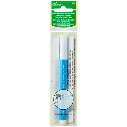 CLOVER 515 - Chacopen Water Soluble Fine Tip Marker - Blue