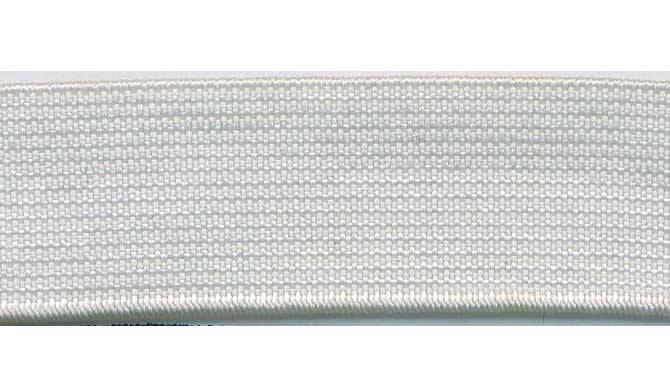 1.5" (38mm) Woven Elastic by the meter - White