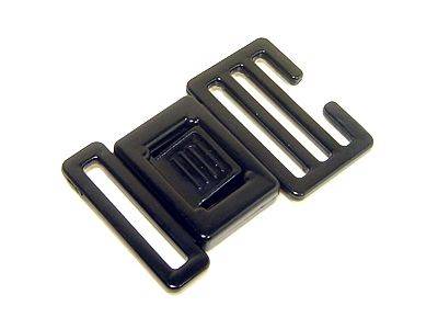 13mm (1/2") Center Release Plastic Buckles - per pair of two