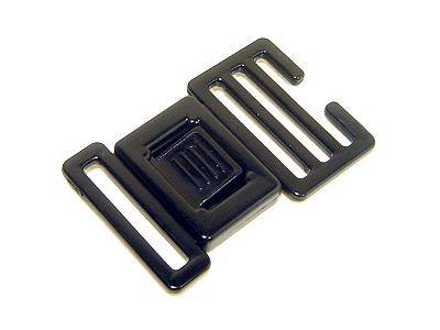 38mm (1.5") Center Release Plastic Buckles - per pair of two