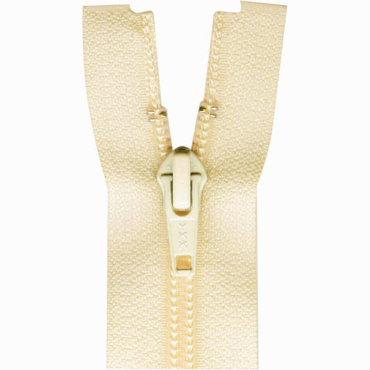 Activewear Midweight Open Ended Separating Zipper 40cm (16″) No. 5 - Cream