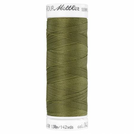 Seraflex - Mettler - Stretch Thread - For Stretchy Seams - 130 Meters - Olive Green