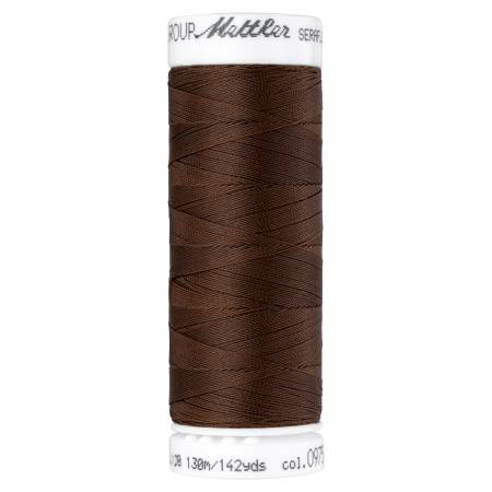 Seraflex - Mettler - Stretch Thread - For Stretchy Seams - 130 Meters - Dark Brown