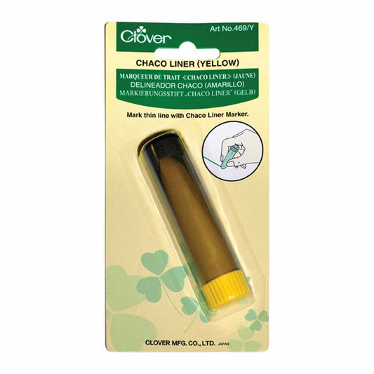 Clover 469Y - Chaco Liner - Yellow - Chalk Pen