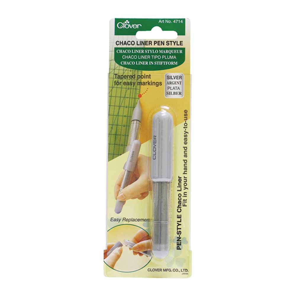 CLOVER 4714 - Pen Style Chaco Liner - Silver