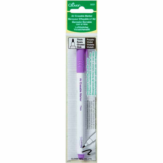 CLOVER 5031 - Air Erasable Marker - Purple - Thick