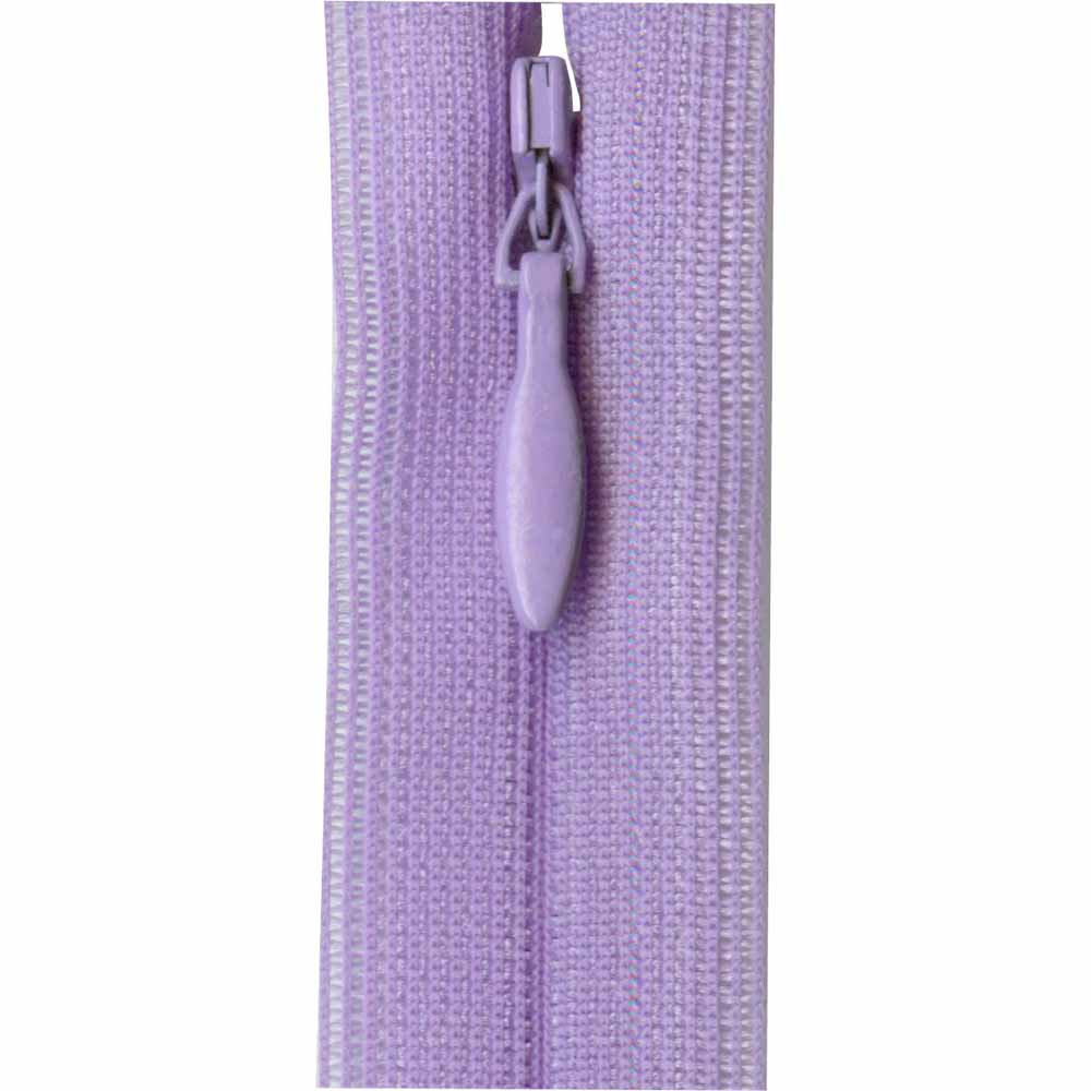 Invisible Closed End Zipper 60cm (24″) - Lavender