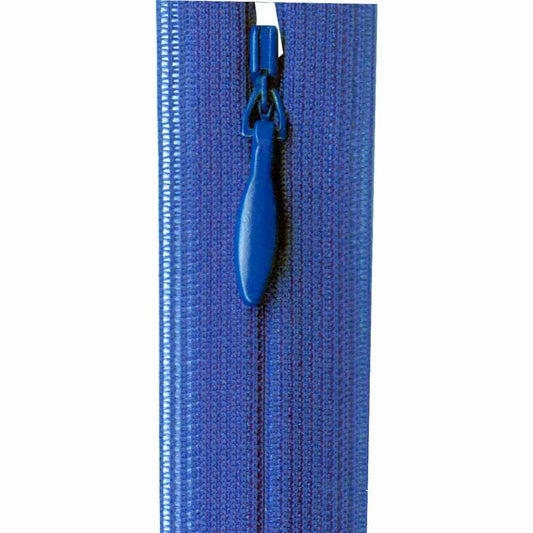Invisible Closed End Zipper 23cm (9″) - Royal Blue