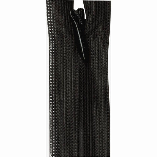 Invisible Closed End Zipper 60cm (24″) - Black