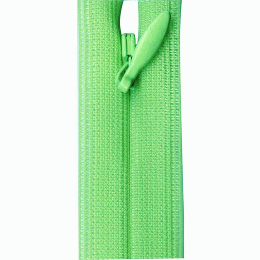 Invisible Closed End Zipper 60cm (24″) - Lime Green