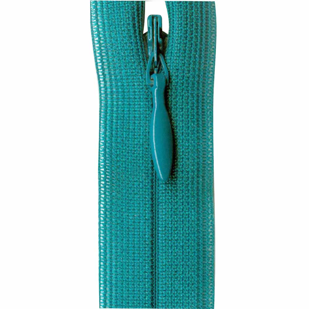 Invisible Closed End Zipper 23cm (9″) - Turquoise